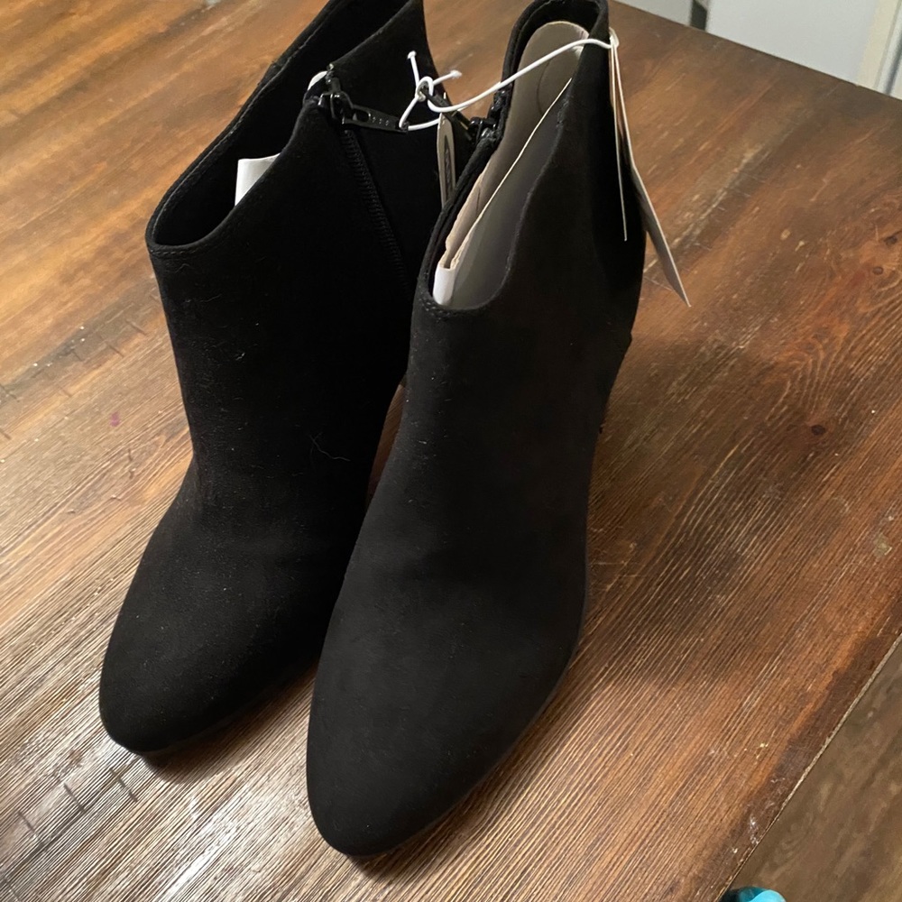 WinterBoots- Black suede like boots from Old Navy.